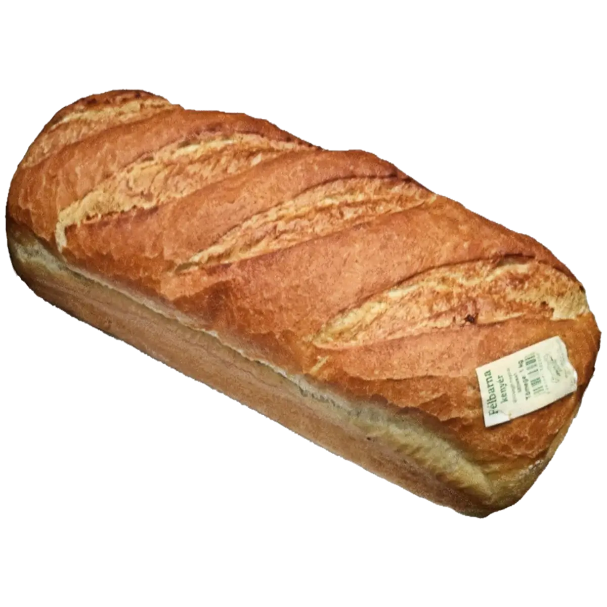 Félbarna forma kenyér