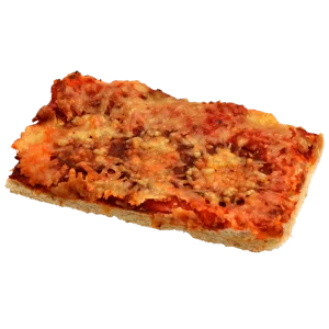 Szalámis sajtos pizza
